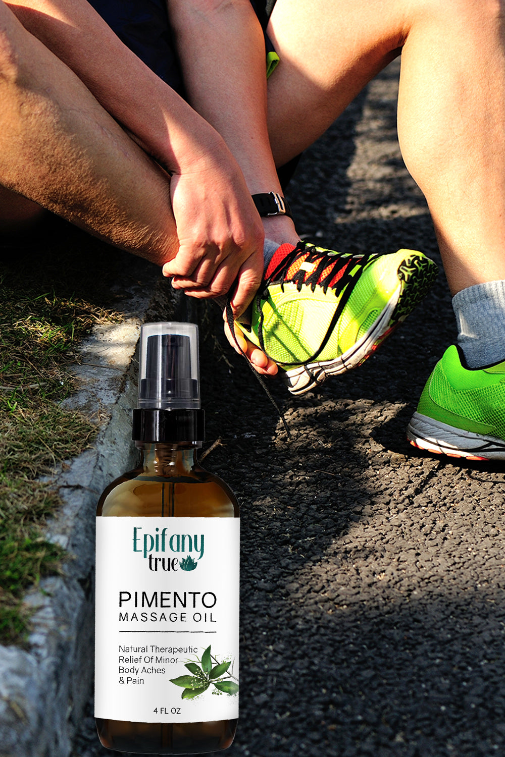100% Natural Pimento Massage Oil 4oz