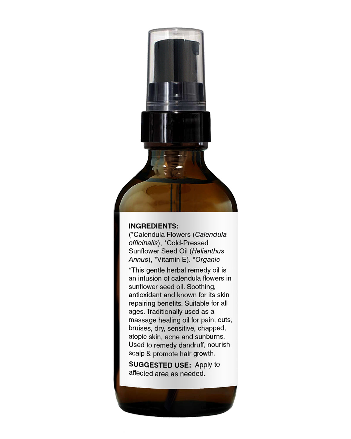 Epifany True 100% Natual Calendula Oil 2oz Ingredients