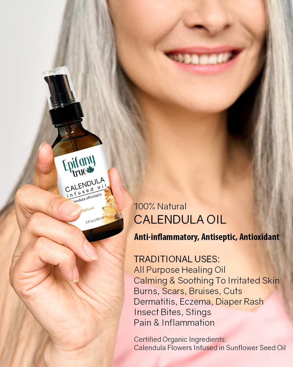 Calendula Oil 2oz and Calendula Rose Salve with Copaiba Bundle 2oz