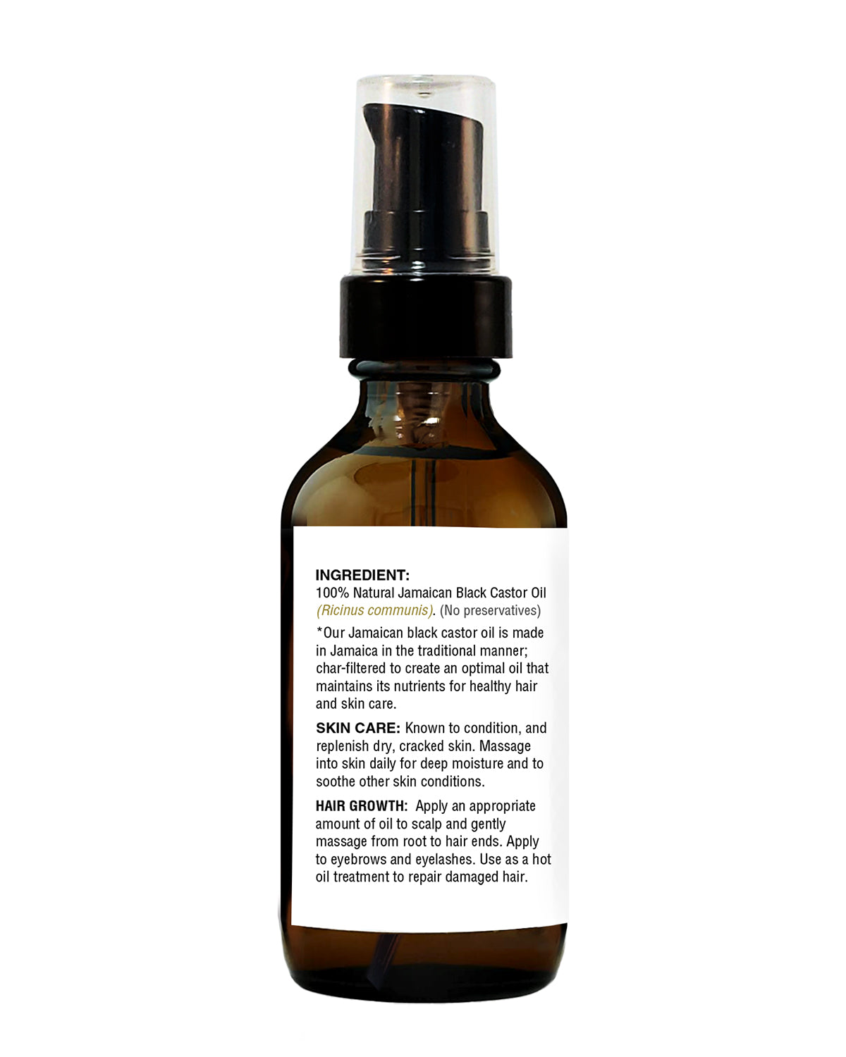 100% Natural Jamaican Black Castor Oil 2oz