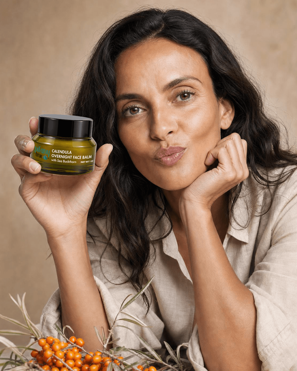 Calendula Overnight Face Balm with Sea Buckthorn 1 oz