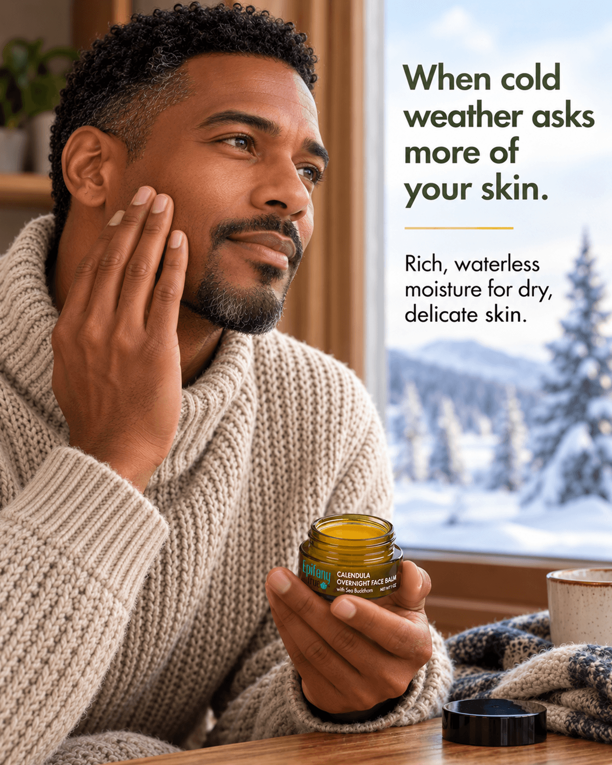 Calendula Overnight Face Balm with Sea Buckthorn 1 oz
