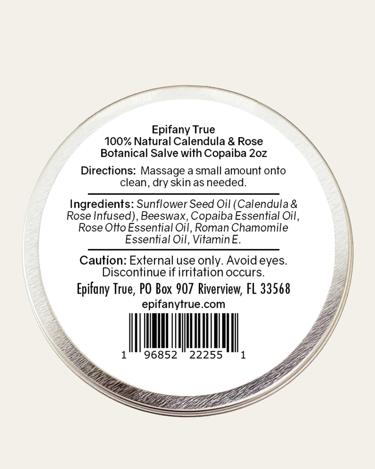 Calendula & Rose Pain Relief Salve with Copaiba 2oz