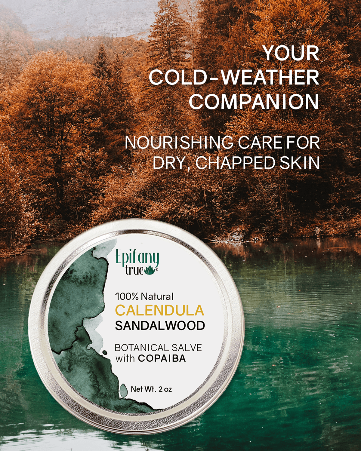 Calendula & Sandalwood Botanical Salve with Copaiba 2oz