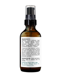 Epifany True Comfrey and Calendula Soothing Herbal Skin Oil 2oz for dry sensitive skin  ingredients