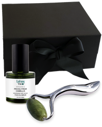 Epifany True Organic Prickly Pear and Camellia Face Oil Serum, Jade Roller Gift Box Set