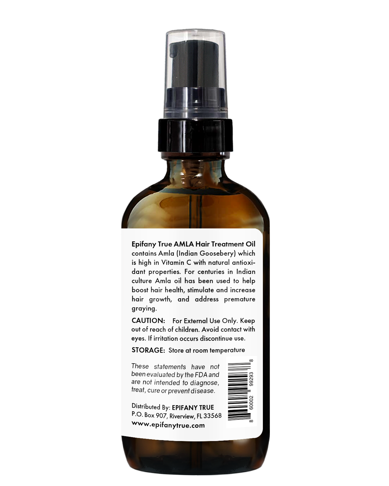 Amla Hair Treatment Oil with Moroccan Argan Oil – Strengthen & Moisturize, 4 fl oz