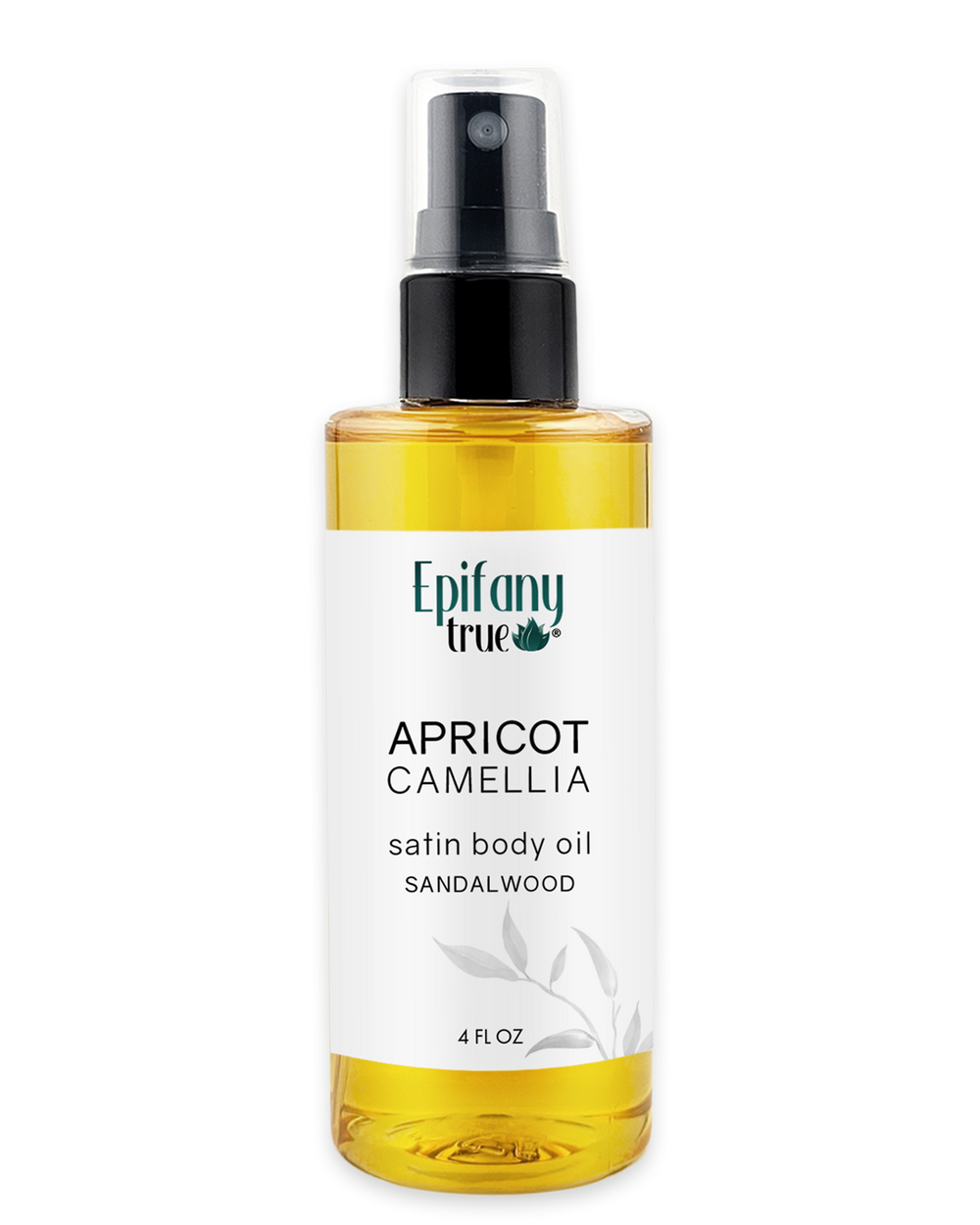 Apricot & Camellia Satin Body Oil 4oz