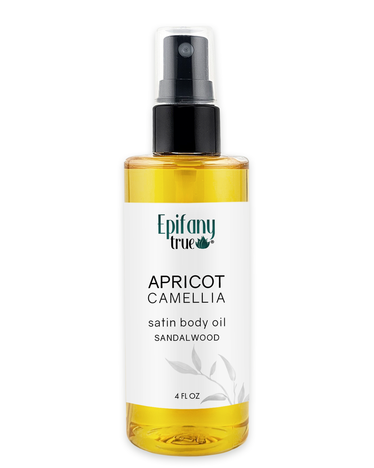 Apricot & Camellia Satin Body Oil 4oz