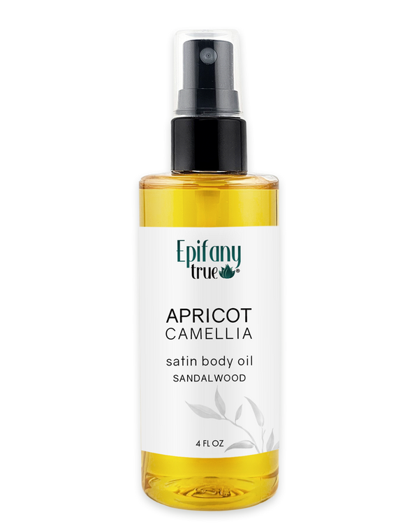 Apricot & Camellia Satin Body Oil 4oz