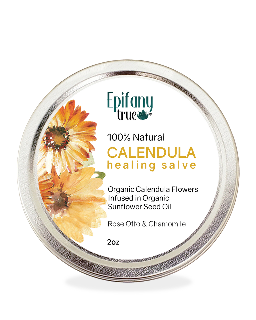 100% Natural Healing Calendula Salve 2oz