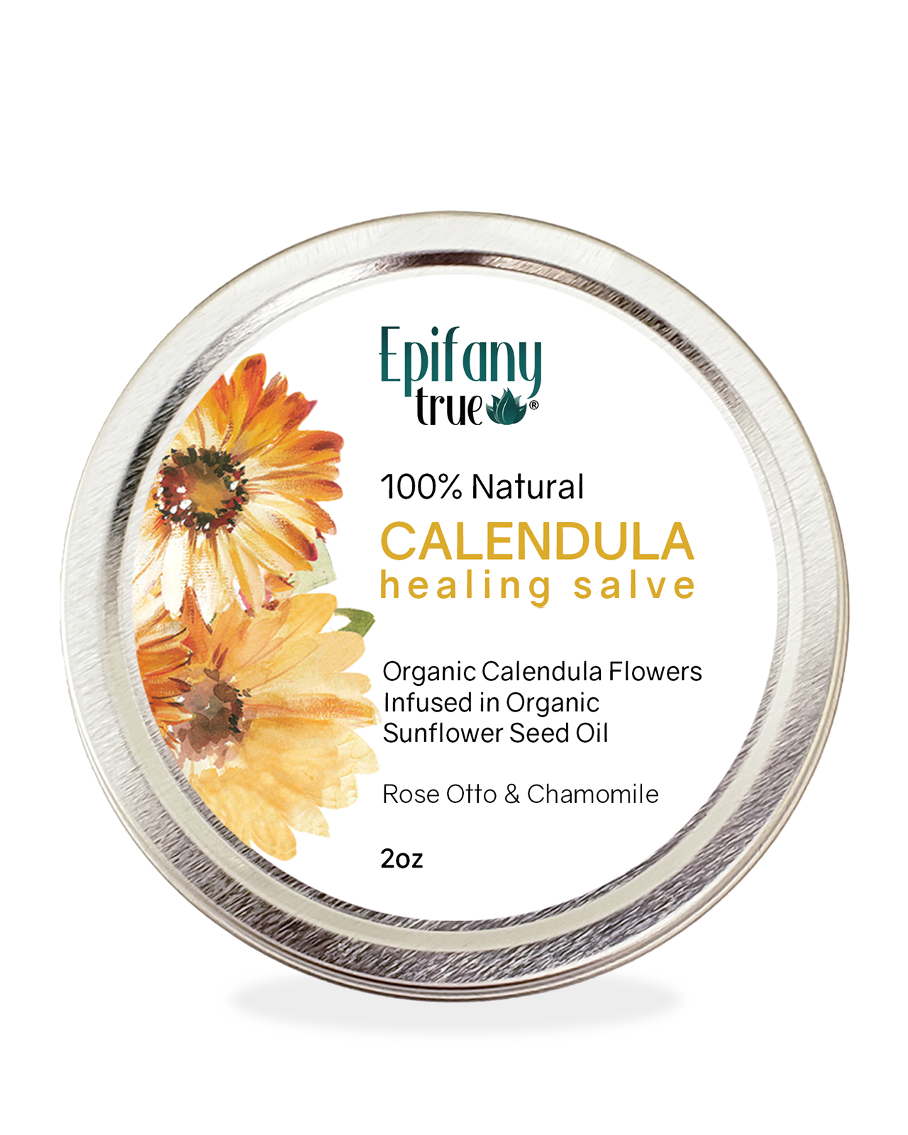 100% Natural Healing Calendula Salve 2oz