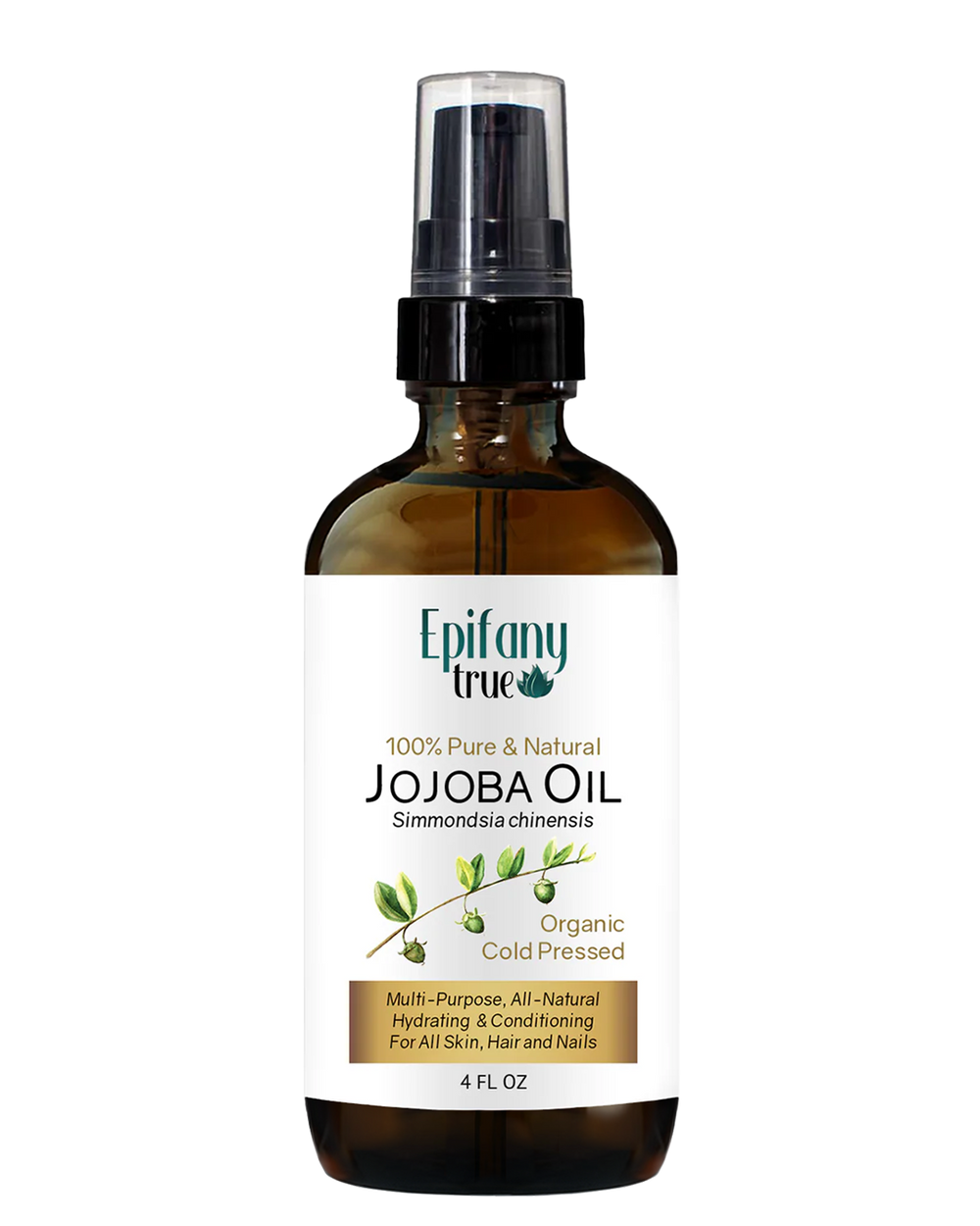 Organic Cold Pressed Jojoba Oil 4oz