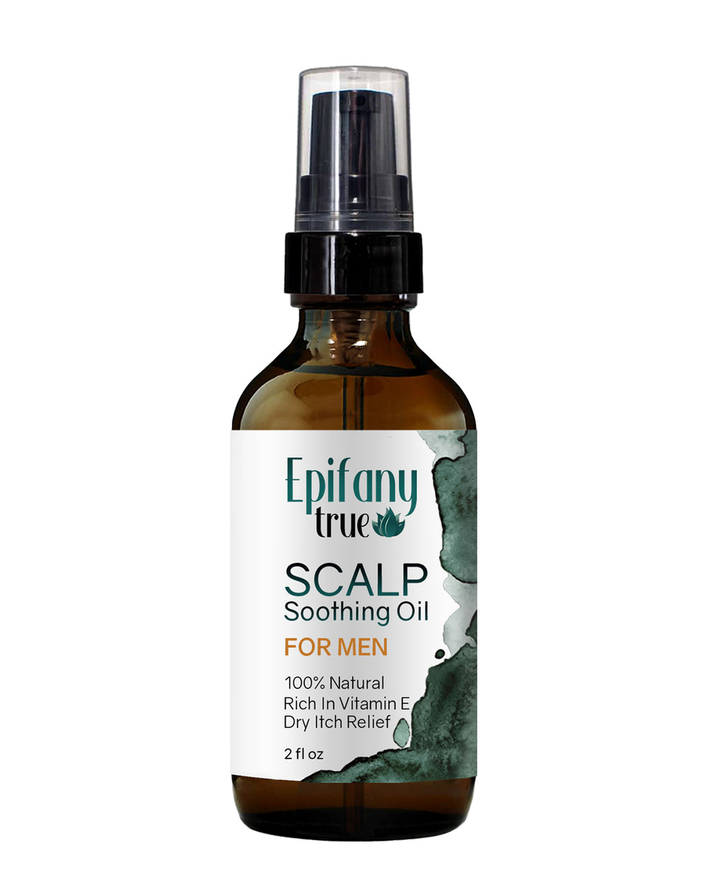 Epifany True 100% Natural Scalp Soothing Oil For Men 2oz for tender itchy scalp