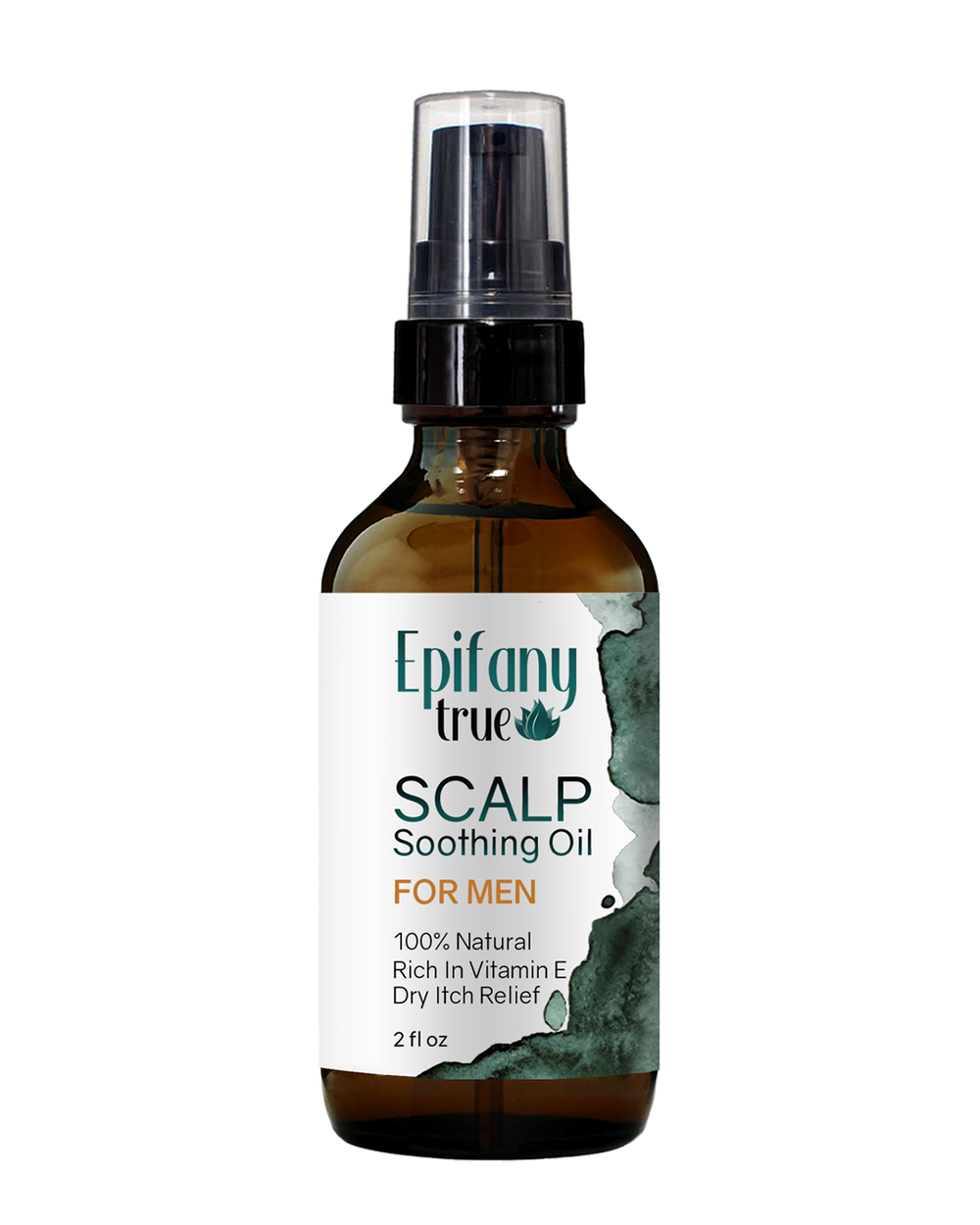 100% Natural Scalp Soothing Oil For Men 2oz