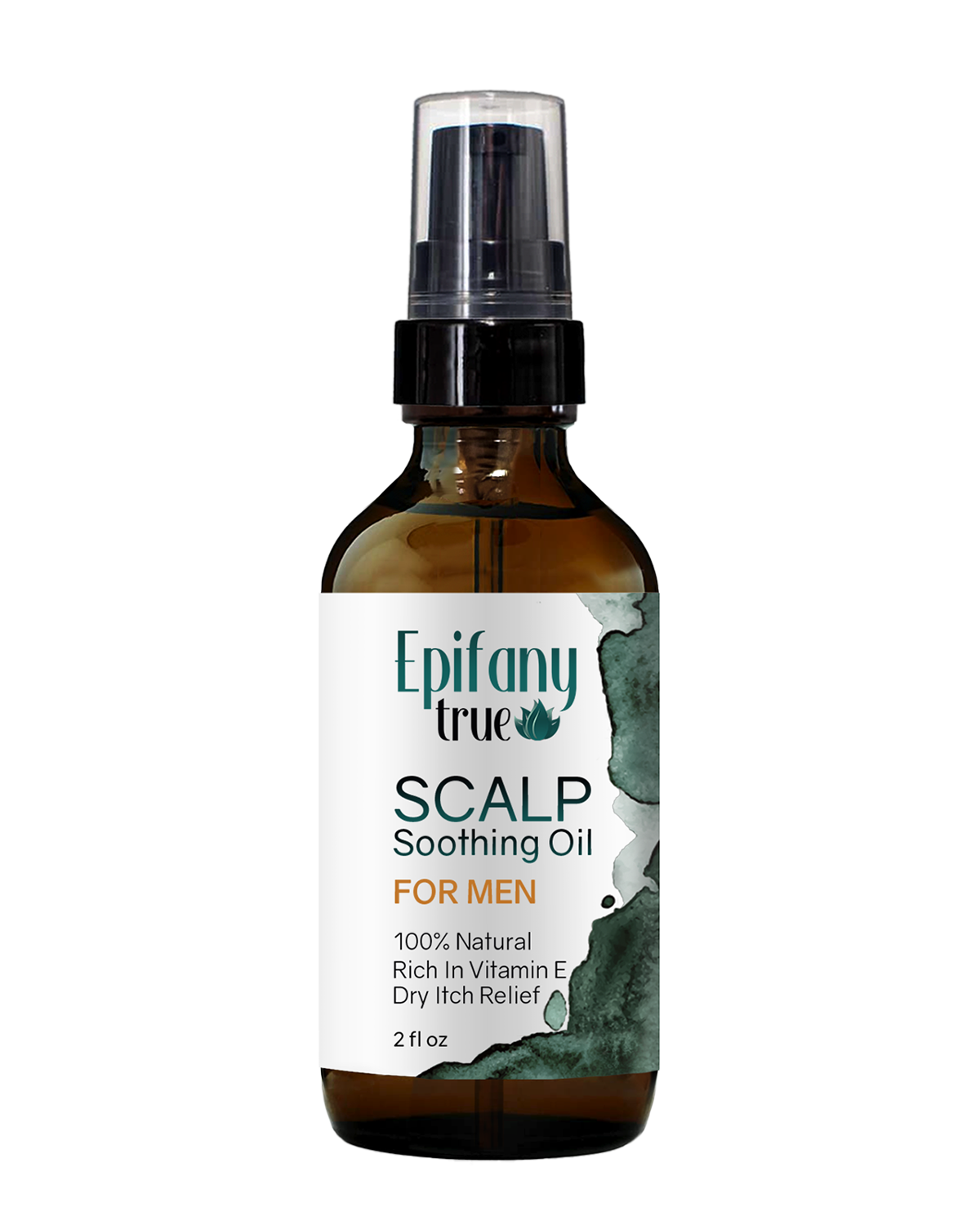 100% Natural Scalp Soothing Oil For Men 2oz