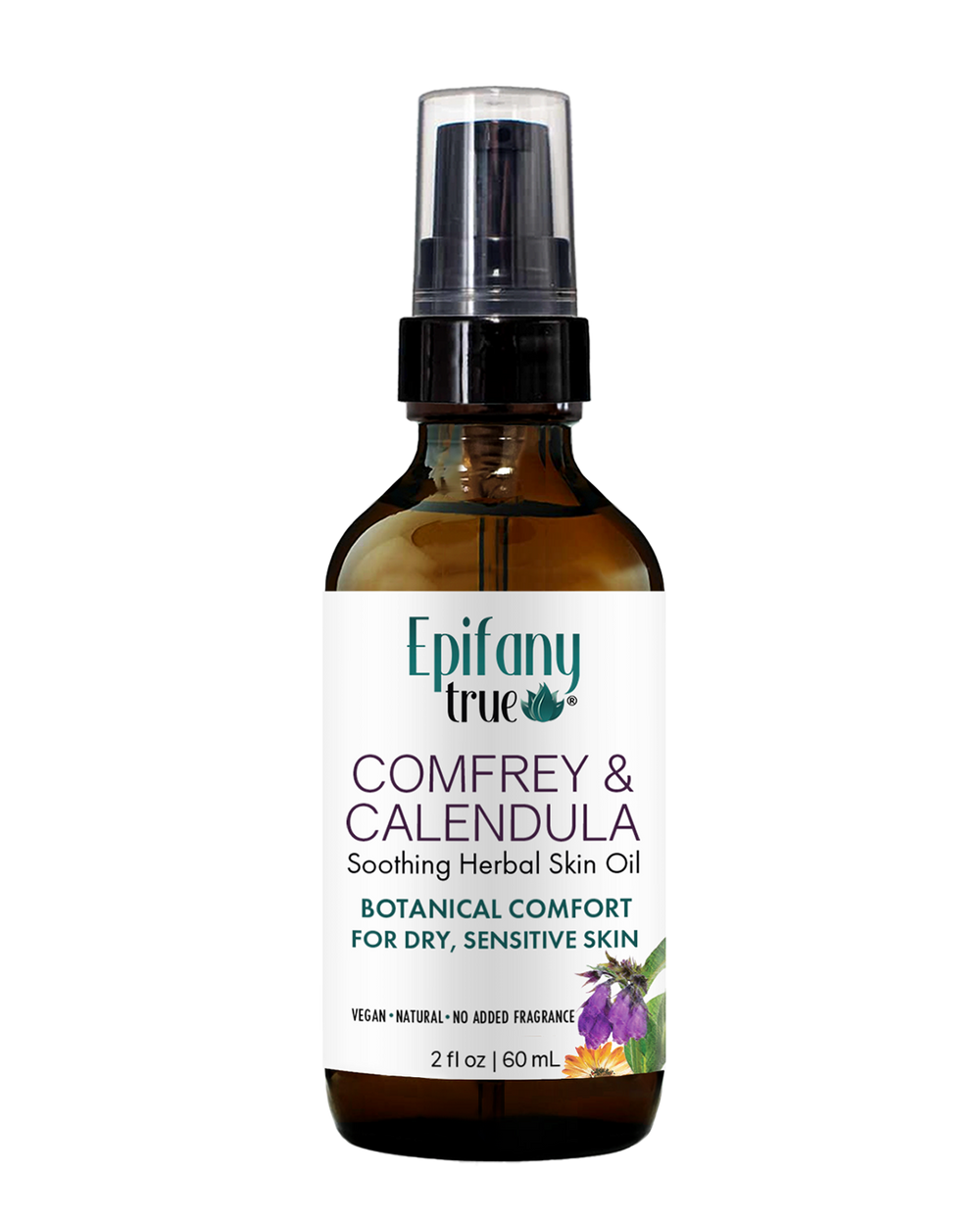 Comfrey & Calendula Soothing Herbal Skin Oil 2oz