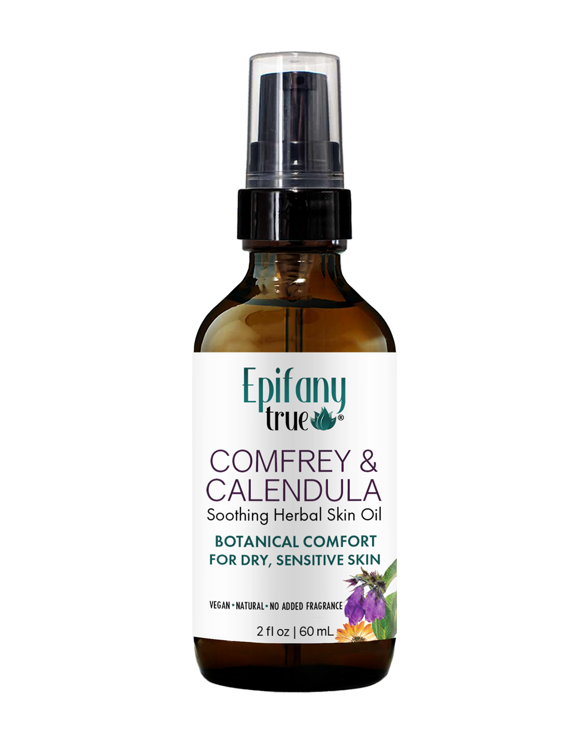 Comfrey & Calendula Soothing Herbal Skin Oil 2oz