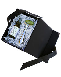Epifany True Prickly Pear & Camellia Face Oil Serum and Natual Jade Roller Gift Set interior