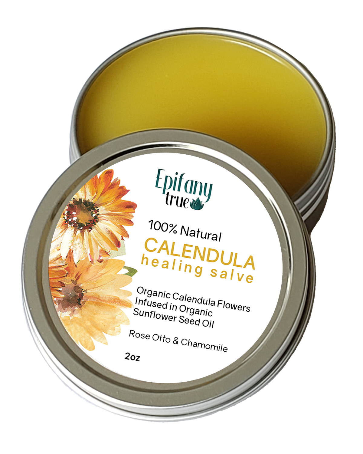 Calendula Oil 2oz and Healing Salve Gift Bundle 2oz